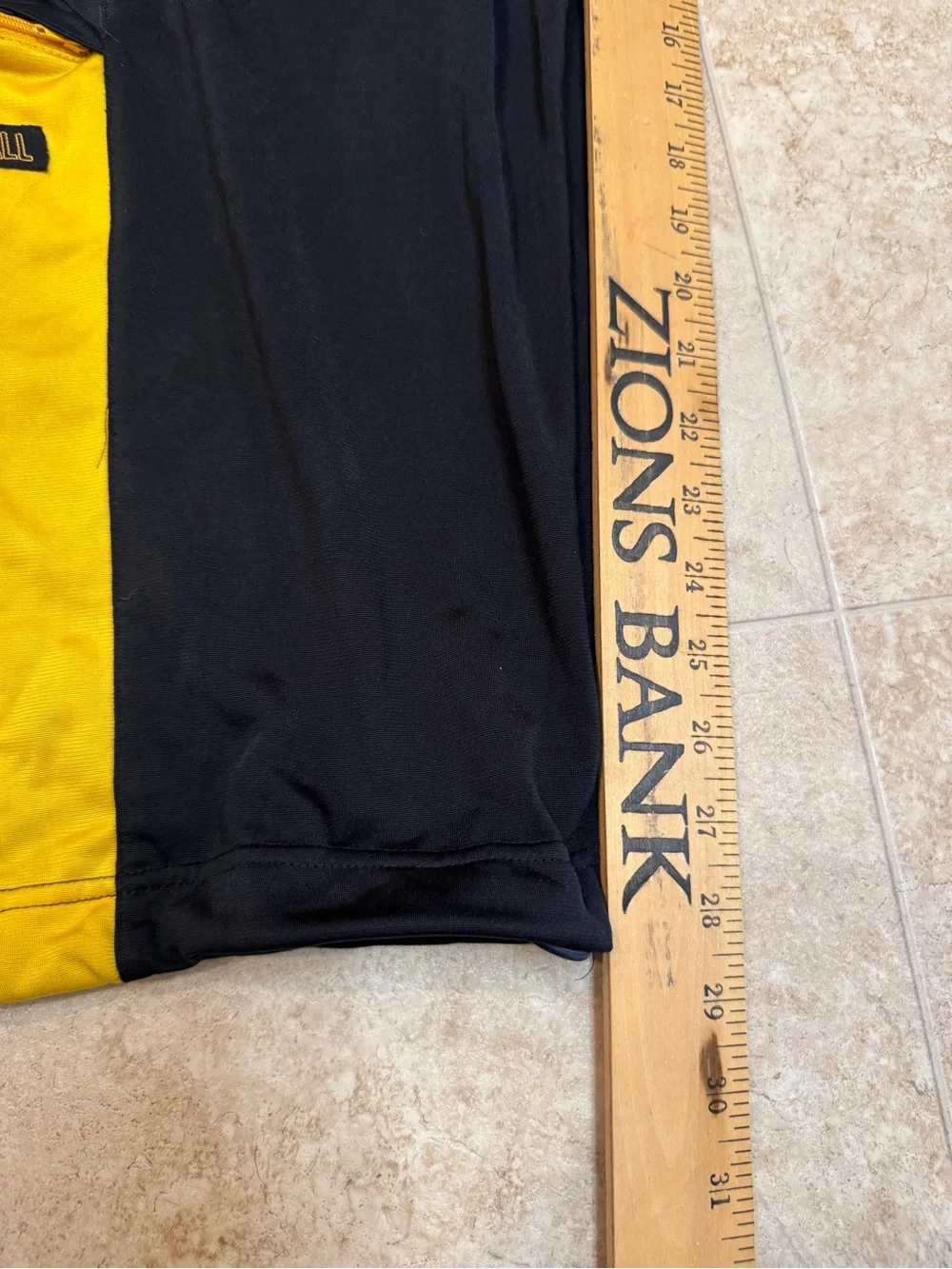 Nike Y2K Men’s Black Yellow Athletic Basketball Track Warm Up Pants Size Large